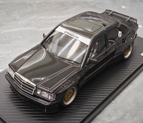 [Ignition] 1:18 Mercedes-Benz 1990 190E Pandem Rocket Bunny Black Model Car Resin