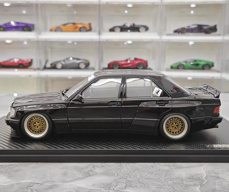 [Ignition] 1:18 Mercedes-Benz 1990 190E Pandem Rocket Bunny Black Model Car Resin