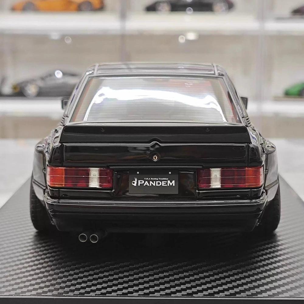 [Ignition] 1:18 Mercedes-Benz 1990 190E Pandem Rocket Bunny nero modellino di auto resina