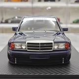 [Ignition] 1:18 Mercedes-Benz 1990 190E Pandem Rocket Bunny blauw modelauto Hars