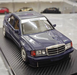 [Ignition] 1:18 Mercedes-Benz 1990 190E Pandem Rocket Bunny blauw modelauto Hars