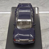 [Ignition] 1:18 Mercedes-Benz 1990 190E Pandem Rocket Bunny blauw modelauto Hars