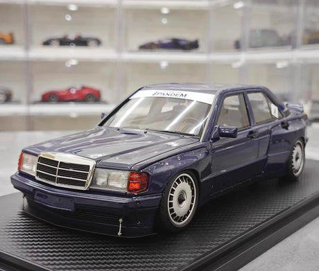 [Ignition] 1:18 Mercedes-Benz 1990 190E Pandem Rocket Bunny Blue Model Car Resin