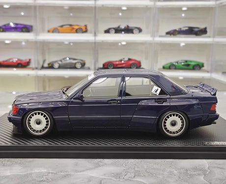 [Ignition] 1:18 Mercedes-Benz 1990 190E Pandem Rocket Bunny Blue Model Car Resin