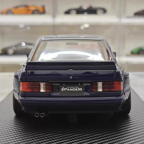 [Ignition] 1:18 Mercedes-Benz 1990 190E Pandem Rocket Bunny Blue Model Car Resin
