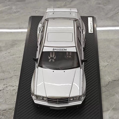 [Ignition] 1:18 Mercedes-Benz 1990 190E Pandem Rocket Bunny Silver Model Car Resin