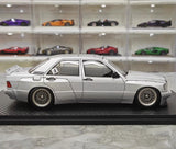[Ignition] 1:18 Mercedes-Benz 1990 190E Pandem Rocket Bunny Silver Model Car Resin