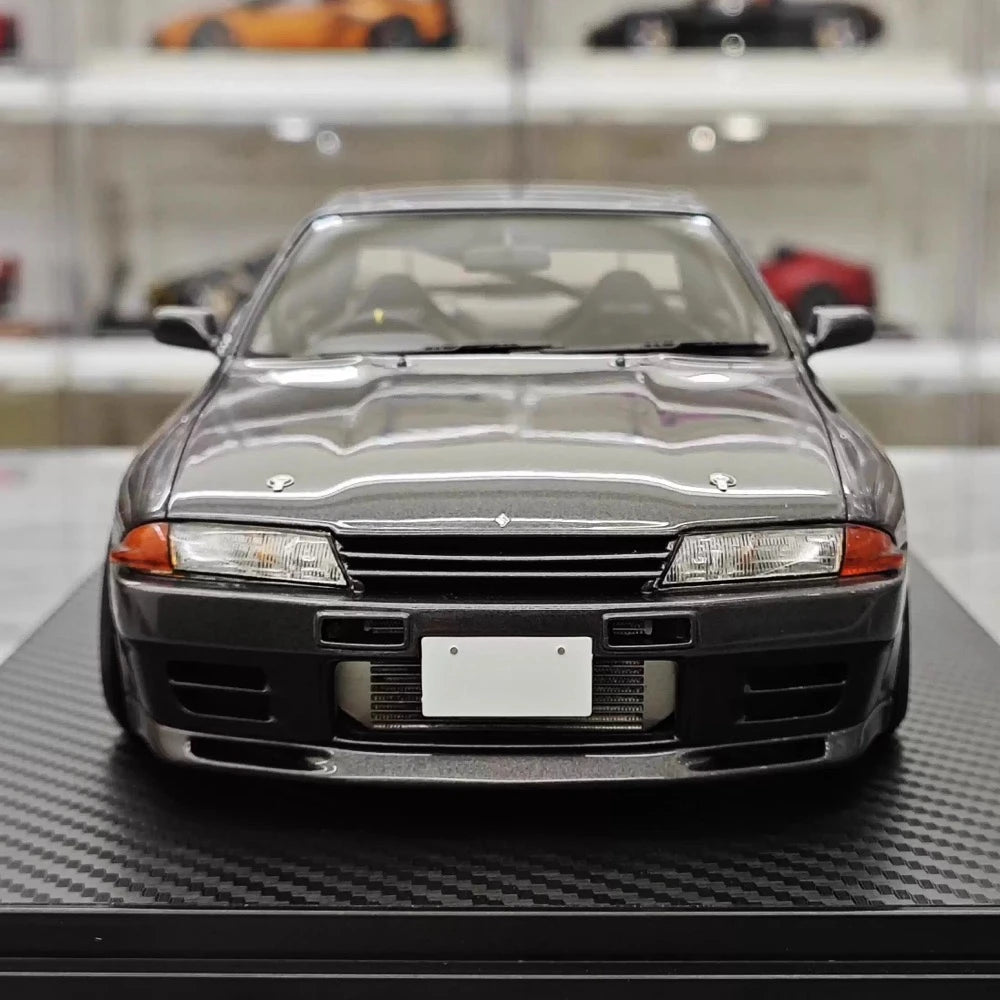 [Ignition] 1:18 Nissan 1990 Skyline GTR R32 Gray Model Car Resin