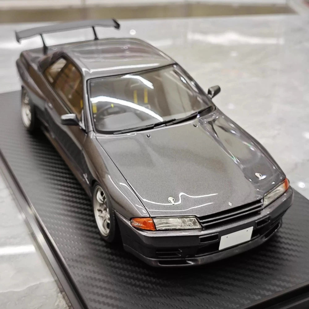 [Ignition] 1:18 Nissan 1990 Skyline GTR R32 Gray Model Car Resin