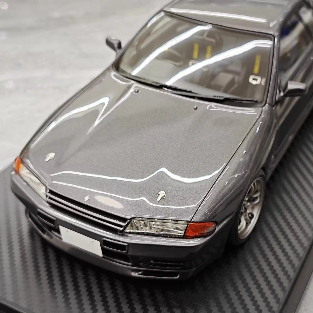 [Ignition] 1:18 Nissan 1990 Skyline GTR R32 Gray Model Car Resin