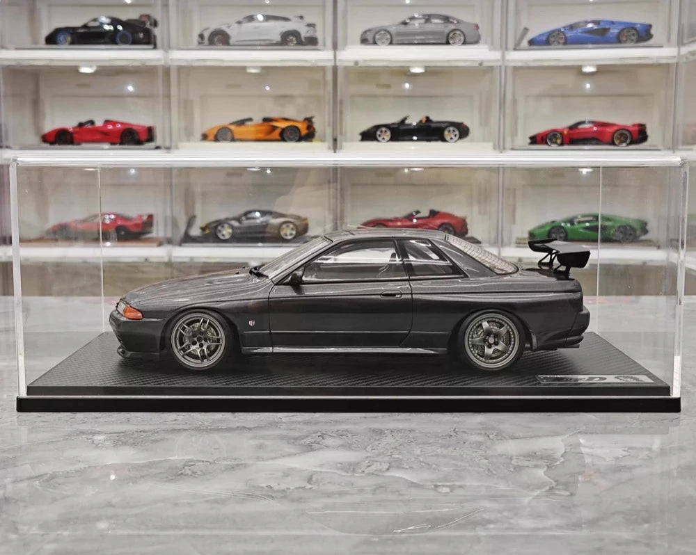 [Ignition] 1:18 Nissan 1990 Skyline GTR R32 Gray Model Car Resin