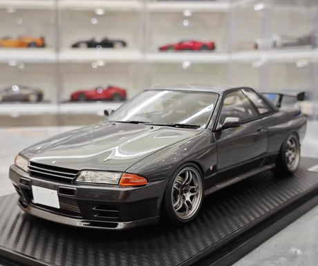[Ignition] 1:18 Nissan 1990 Skyline GTR R32 harmaa pienoismalli Hartsi