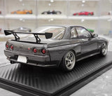 [Ignition] 1:18 Nissan 1990 Skyline GTR R32 Gray Model Car Resin