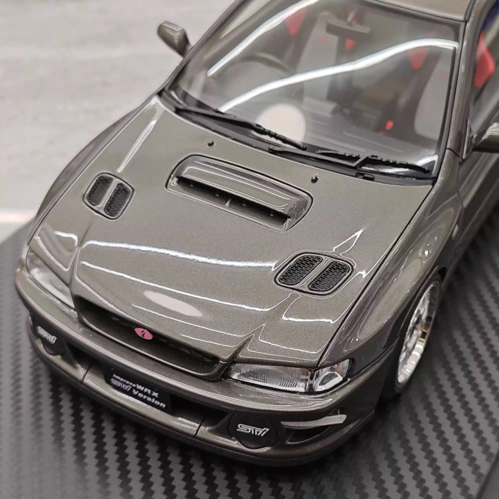 [Ignition] 1:18 Subaru 1999 Impreza WRX Type R STI Version Gray Model Car Resin