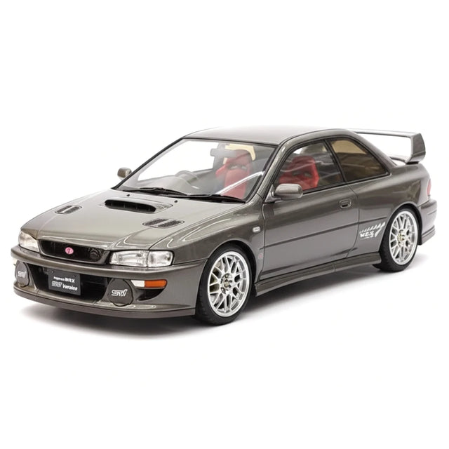 [Ignition] 1:18 Subaru 1999 Impreza WRX Type R STI Version grijs modelauto Hars