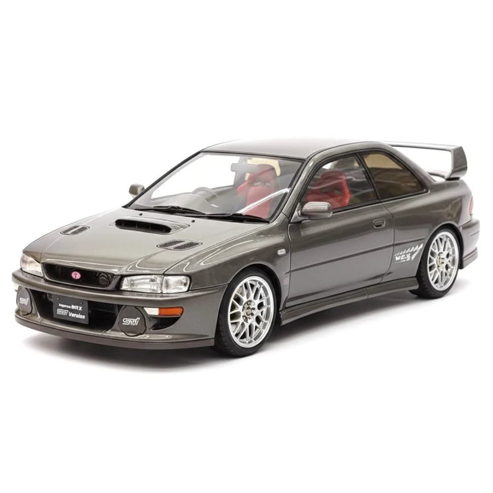 [Ignition] 1:18 Subaru 1999 Impreza WRX Type R STI Version Gray Model Car Resin