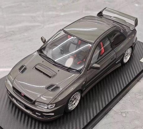 [Ignition] 1:18 Subaru 1999 Impreza WRX Type R STI Version Gray Model Car Resin
