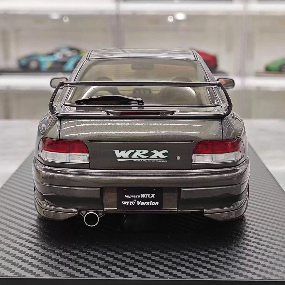 [Ignition] 1:18 Subaru 1999 Impreza WRX Type R STI Version Gray Model Car Resin