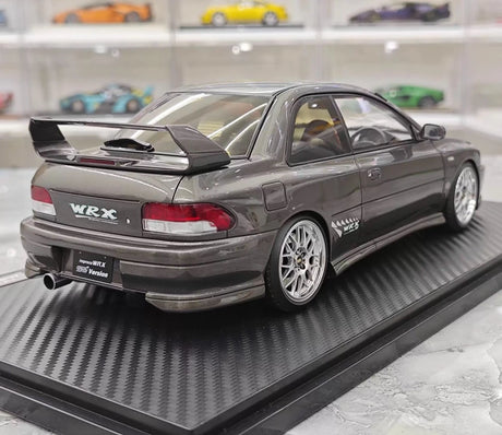 [Ignition] 1:18 Subaru 1999 Impreza WRX Type R STI Version Gray Model Car Resin