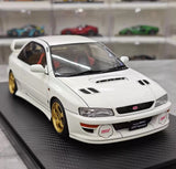 [Ignition] 1:18 Subaru 1999 Impreza WRX Type R STI Version White Model Car Resin