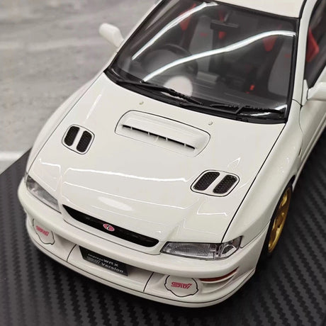 [Ignition] 1:18 Subaru 1999 Impreza WRX Type R STI Version White Model Car Resin