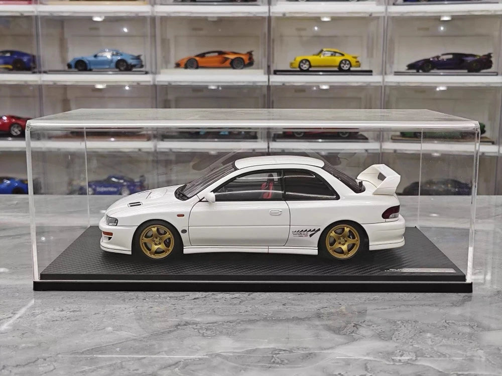 [Ignition] 1:18 Subaru 1999 Impreza WRX Type R STI Version White Model Car Resin
