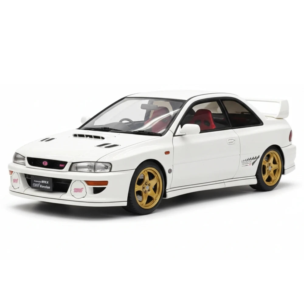 [Ignition] 1:18 Subaru 1999 Impreza WRX Type R STI Version White Model Car Resin