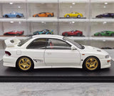 [Ignition] 1:18 Subaru 1999 Impreza WRX Type R STI Version White Model Car Resin