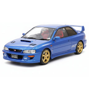 [Ignition] 1:18 Subaru 1999 Impreza WRX Type R STI Version Blue Model Car Resin