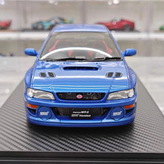 [Ignition] 1:18 Subaru 1999 Impreza WRX Type R STI Version Blue Model Car Resin
