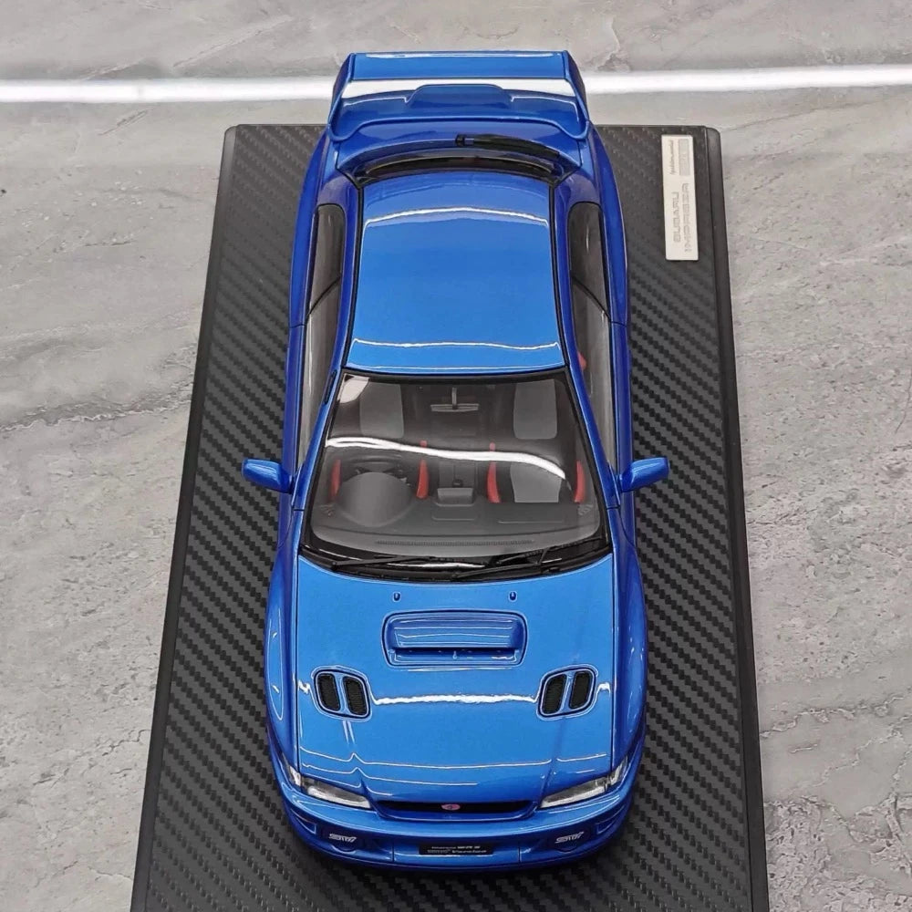 [Ignition] 1:18 Subaru 1999 Impreza WRX Type R STI Version Blue Model Car Resin