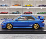 [Ignition] 1:18 Subaru 1999 Impreza WRX Type R STI Version Blue Model Car Resin