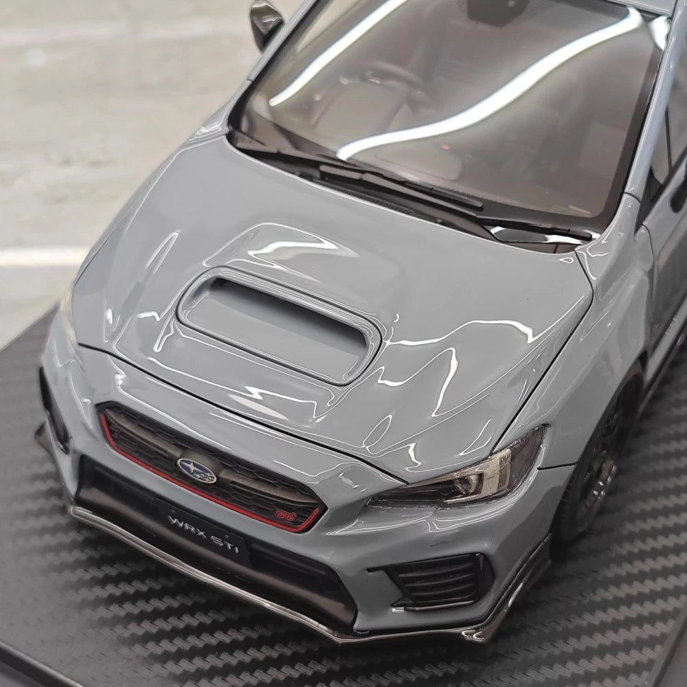 [Ignition] 1:18 Subaru 2017 WRX CBA-VAB STI grigio modellino di auto resina