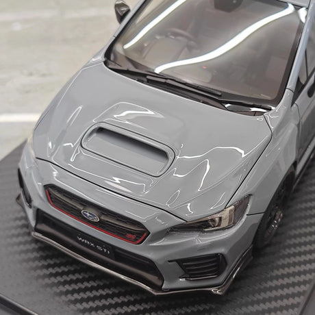 [Ignition] 1:18 Subaru 2017 WRX CBA-VAB STI Gray Model Car Resin
