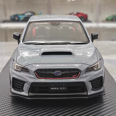 [Ignition] 1:18 Subaru 2017 WRX CBA-VAB STI grigio modellino di auto resina
