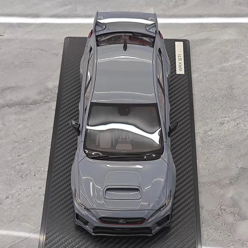 [Ignition] 1:18 Subaru 2017 WRX CBA-VAB STI grigio modellino di auto resina