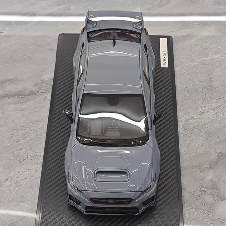 [Ignition] 1:18 Subaru 2017 WRX CBA-VAB STI Gray Model Car Resin