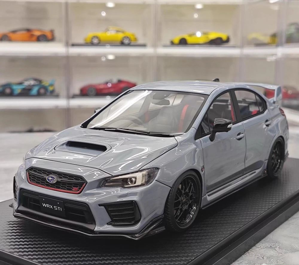 [Ignition] 1:18 Subaru 2017 WRX CBA-VAB STI gris voiture miniature Resin