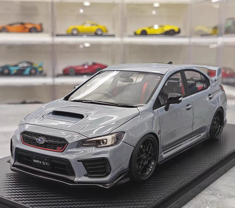 [Ignition] 1:18 Subaru 2017 WRX CBA-VAB STI Gray Model Car Resin
