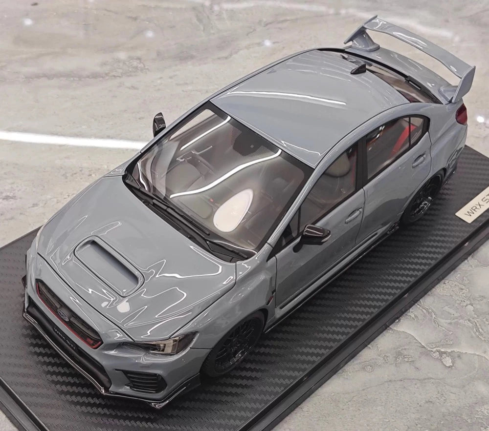 [Ignition] 1:18 Subaru 2017 WRX CBA-VAB STI grigio modellino di auto resina