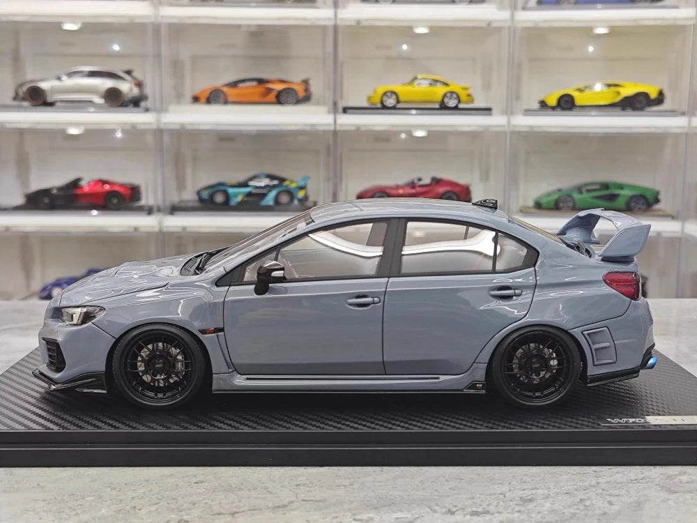 [Ignition] 1:18 Subaru 2017 WRX CBA-VAB STI grigio modellino di auto resina