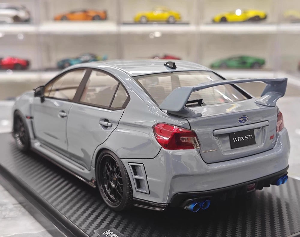[Ignition] 1:18 Subaru 2017 WRX CBA-VAB STI grigio modellino di auto resina