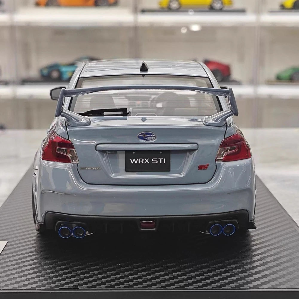 [Ignition] 1:18 Subaru 2017 WRX CBA-VAB STI gris voiture miniature Resin