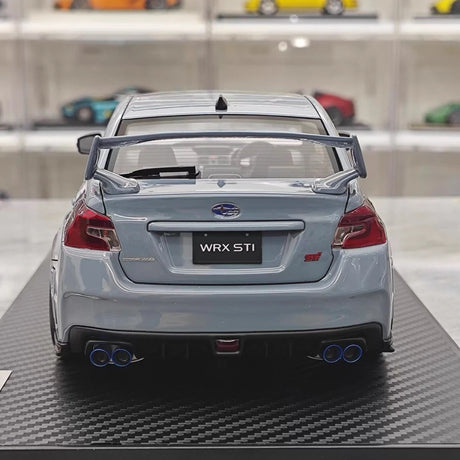 [Ignition] 1:18 Subaru 2017 WRX CBA-VAB STI Gray Model Car Resin