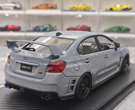 [Ignition] 1:18 Subaru 2017 WRX CBA-VAB STI Gray Model Car Resin