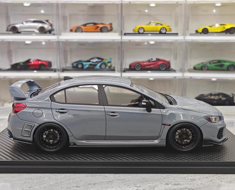 [Ignition] 1:18 Subaru 2017 WRX CBA-VAB STI gris voiture miniature Resin