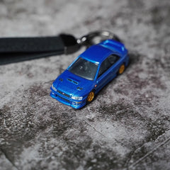 Impreza WRX STI GC8 WRC Keychains 1:64 coche en miniatura Keychain