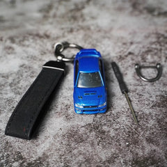 Impreza WRX STI GC8 WRC Keychains 1:64 coche en miniatura Keychain