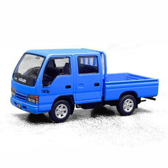 1:64 Isuzu 1993 Elf NKR DualCab Flatbed Blue