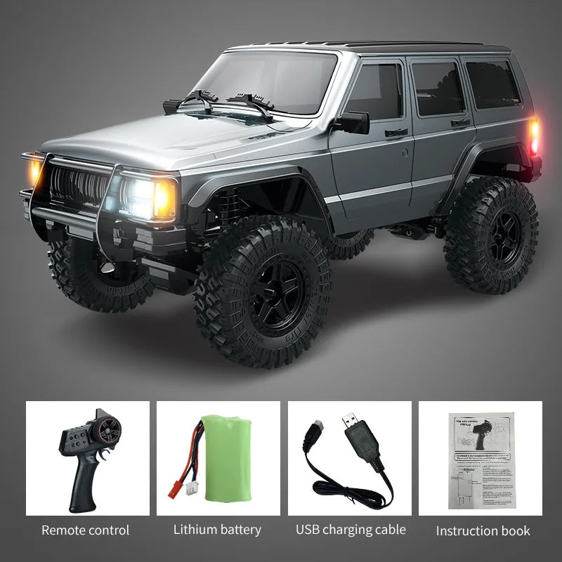 1:18 Jeep Cherokee Simulation Climbing RC Car - Powerful 4WD Off-Road Vehicle RC Car